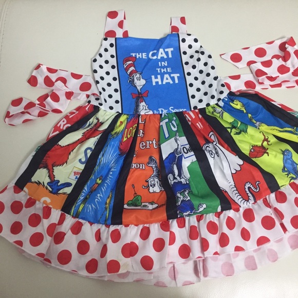 The cat in the hat cute twirl dress - Picture 3 of 8